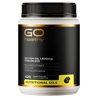 Go Healthy高之源无腥味深海鱼油胶囊1500mg 420粒超值装